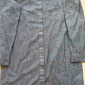 The North Face chambray Mini Shirt Dress
Size Small